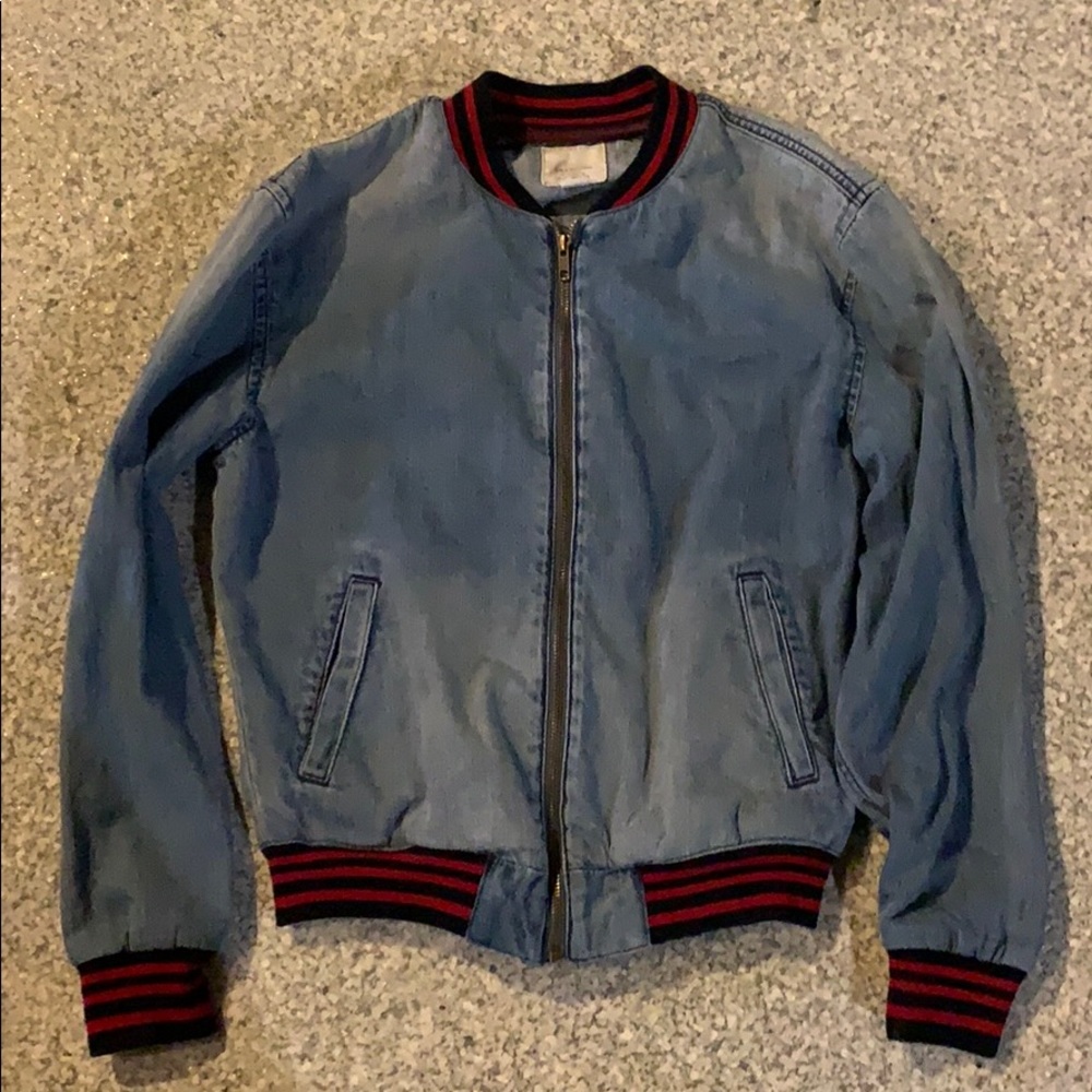 Bomber Jean Jacket
